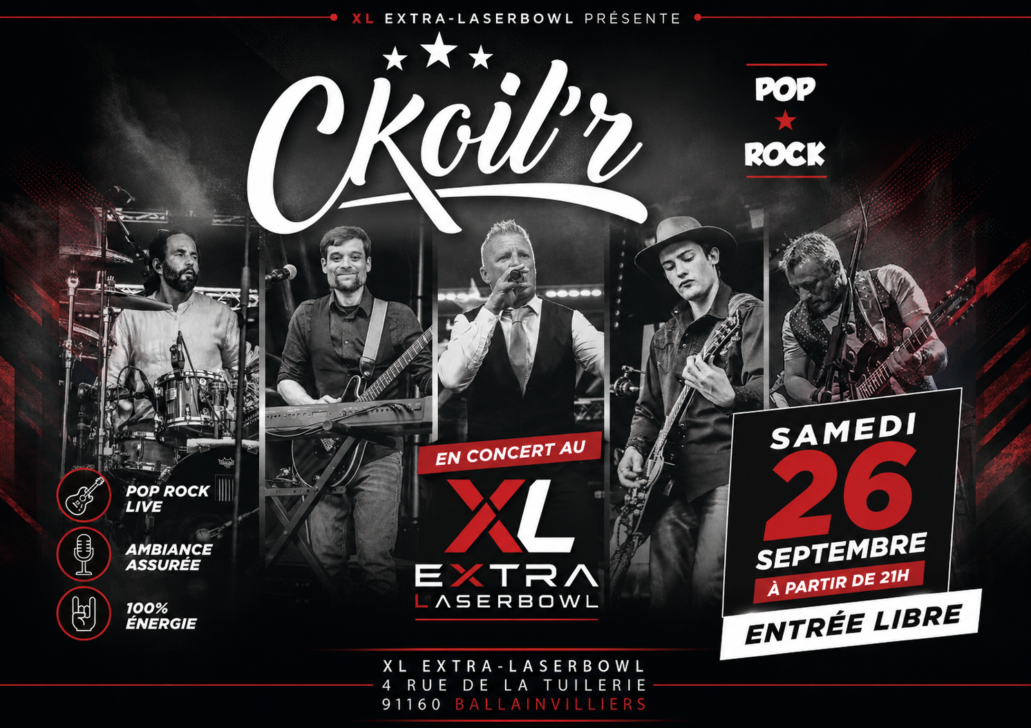 CKOIL'R en concert à l'XL 🎸