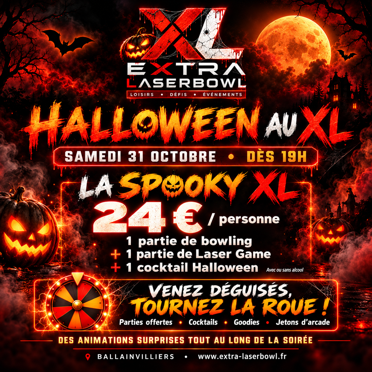 Halloween au XL 🎃 La Spooky XL à 24 €